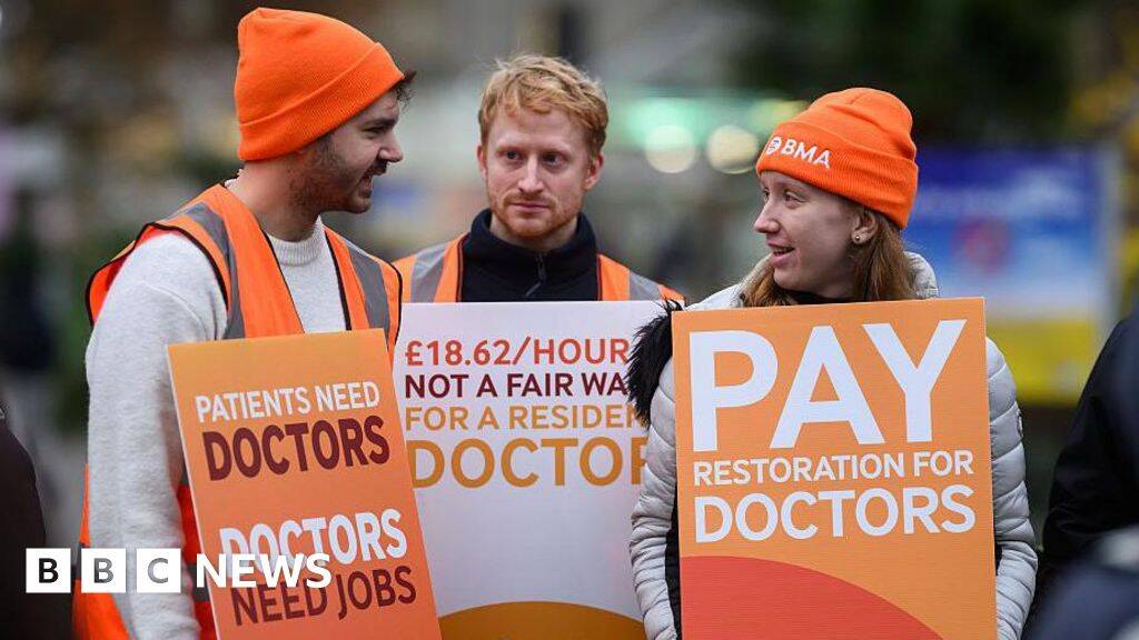 Why are resident doctors striking and how much are they paid?