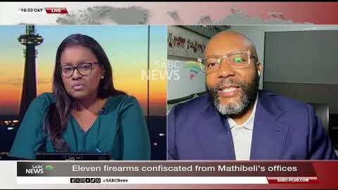 Eleven firearms confiscated from Mathibeli's offices