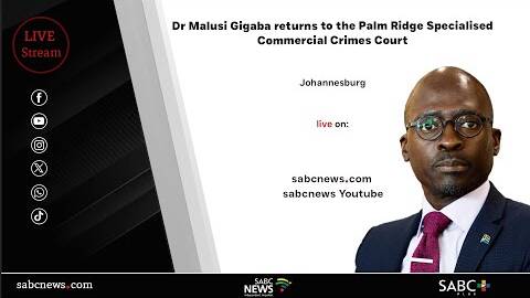 Dr Malusi Gigaba back at Palm Ridge Specialised Commercial Crimes Court