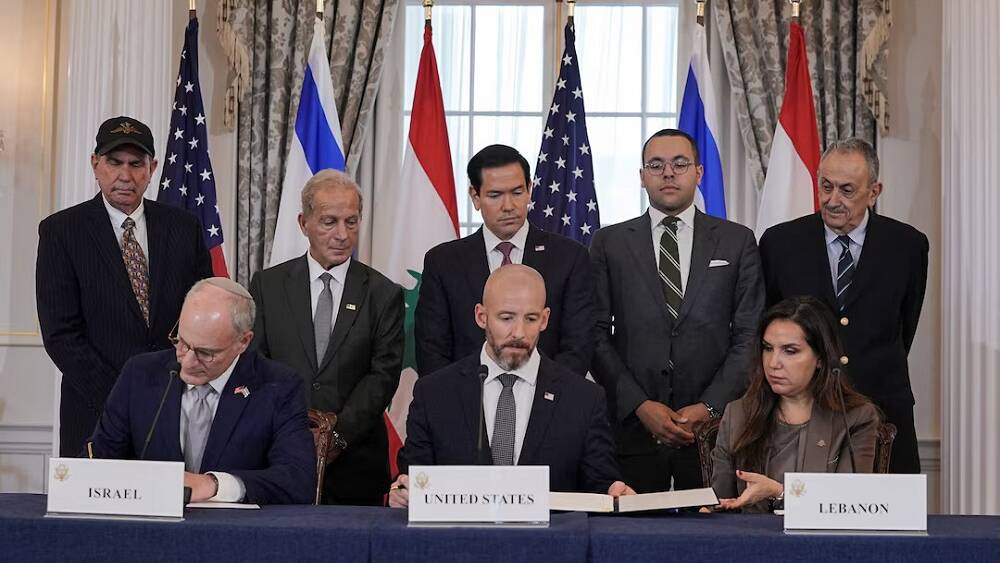 Israel, Lebanon sign initial agreement after US-mediated talks