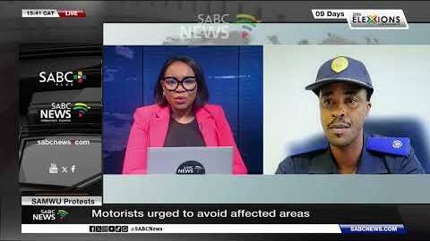 SAMWU Protests | Motorists urged to avoid affected areas, M1 closed in both directions