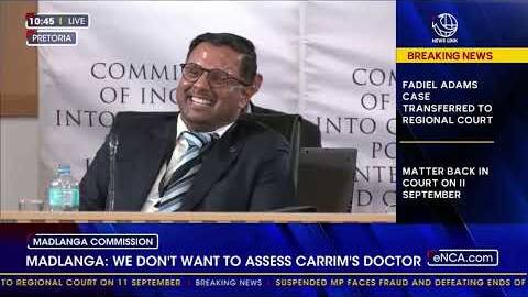 Madlanga Commission to lay criminal charges against Suliman Carrim