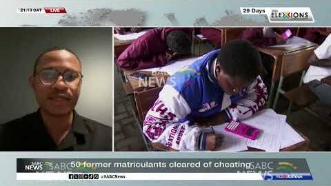 50 former matriculants cleared of cheating