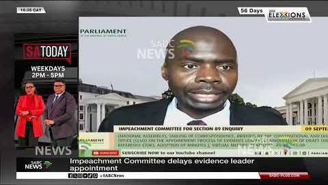 Section 89 Impeachment Committee puts evidence leader appointment on hold