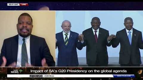 Impact of SA's G20 Presidency on the global agenda