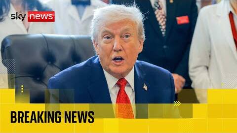 Trump takes questions from reporters in the White House Oval Office | Thursday 18 December