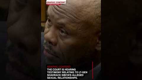 GRAPHIC CONTENT | Court hears testimony on Lt-Gen Shadrack Sibiya&rsquo;s alleged sexual relationships.
