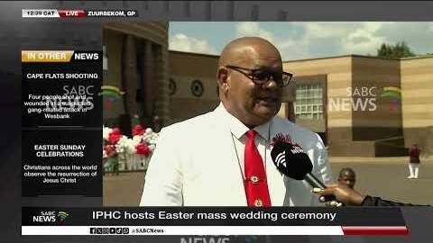 IPHC hosts Easter mass wedding ceremony