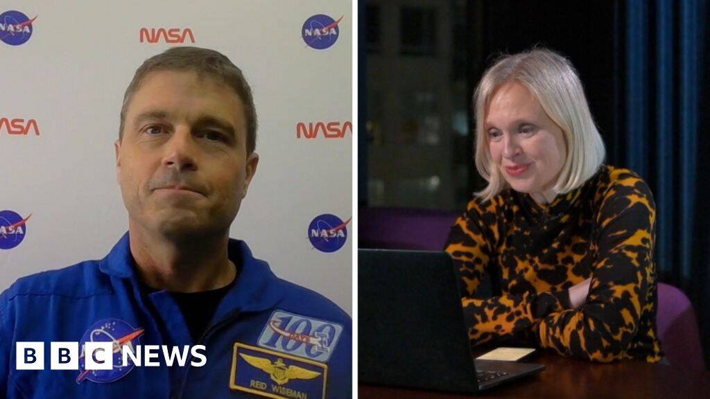 Artemis commander tells BBC about 'powerful' moment crater named after his late wife