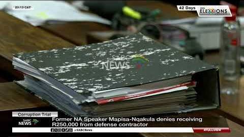 Corruption Trial | Mapisa-Nqakula denies receiving R250 000 from defense contractor