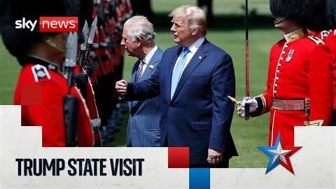 Day one of Donald Trump's historic second UK state visit | Full Sky News coverage