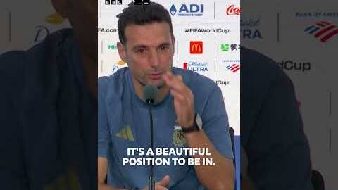 Argentina manager's tearful press conference - BBC