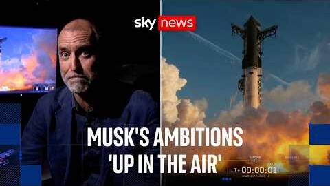 Musk's ambitions 'up in the air' despite Starship launch into orbit