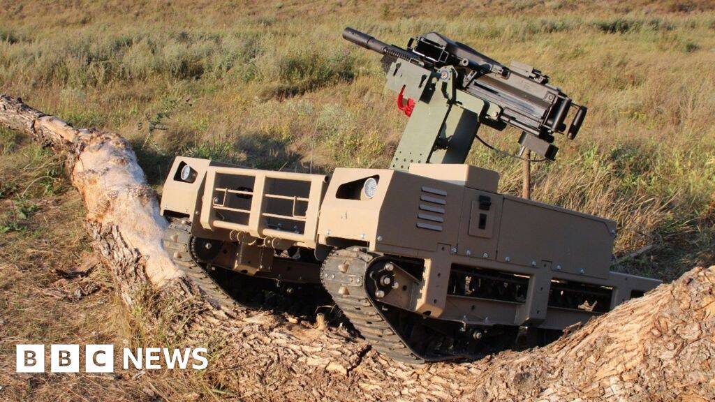 Armed robots take to the battlefield in Ukraine war
