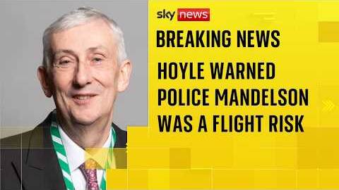 Commons Speaker passed 'relevant information' about Mandelson to police