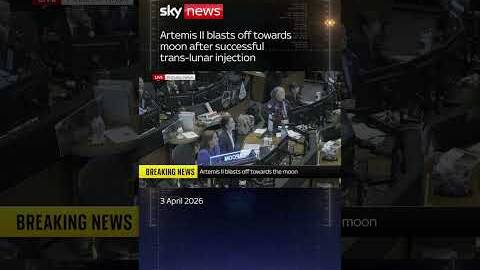 BREAKING: Artemis II has blasted off towards the moon after a successful trans-lunar injection