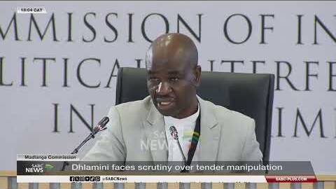 Madlanga Commission | Dhlamini faces scrutiny over tender manipulation
