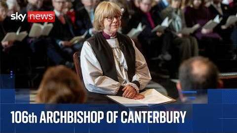 Dame Sarah Mullally installed as Archbishop of Canterbury