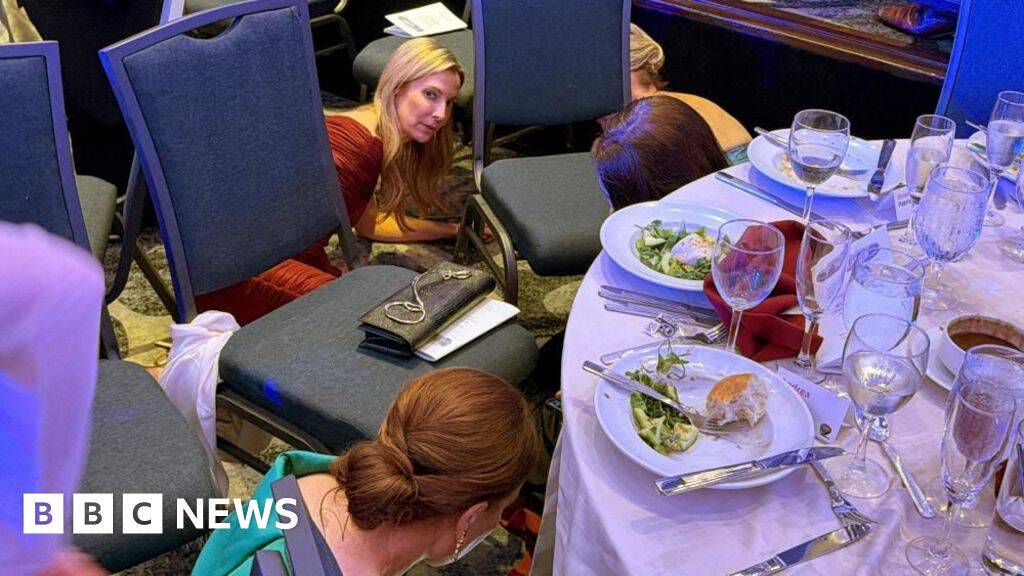 What is was like in the room as shots rang out at correspondents' dinner