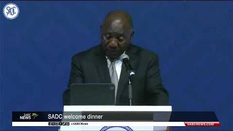 SADC Welome dinner