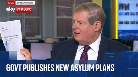 Government releases asylum reforms in full - as Starmer warns of 'severe strain' | Sky News coverage