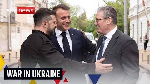 Starmer meets Zelenskyy, Macron and Merz at Downing Street