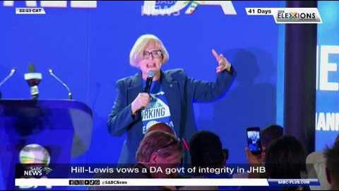LGE 2026 | DA promises government of integrity in Joburg