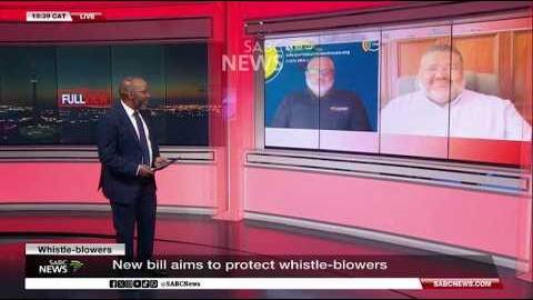 Discussion on Whistleblowing, Protected Disclosures Bill: Ben Theron and Dr Athol Williams