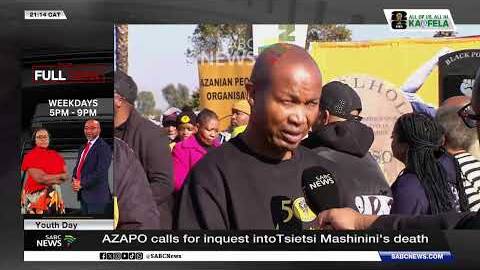 Youth Month | AZAPO calls for inquest into Tsietsi Mashinini's death